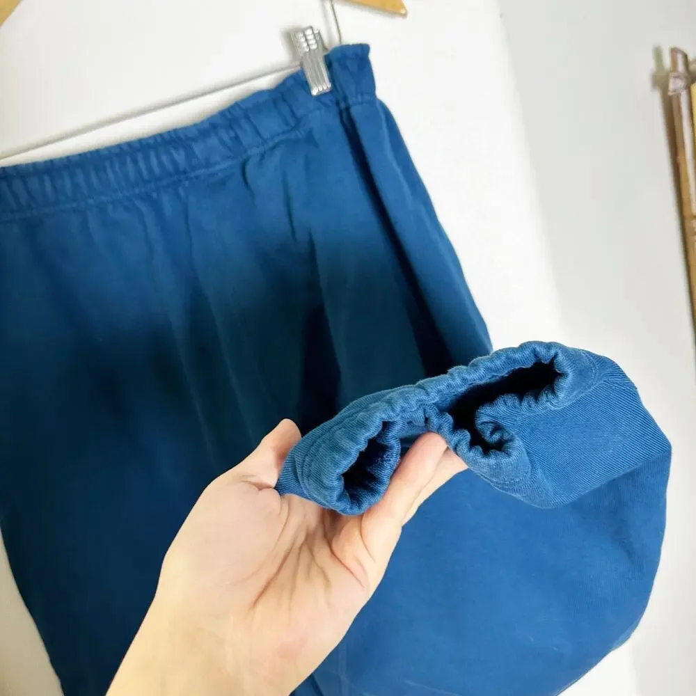 Nike Solo Swoosh Mens Fleece Trousers Sweatpants Blue sz XL
